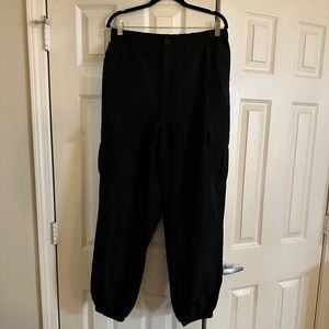 H&M divided nylon cargo pants